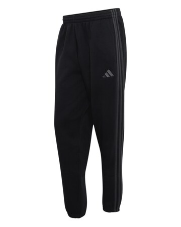 adidas 3 Stripes Fleece Cuffed Joggers