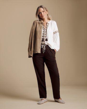 Julipa Tapered Linen Trousers