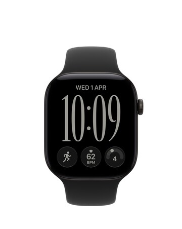 Apple Watch Series 12 GPS + Cellular 46mm - Black Aluminium/Black Sport - M/L
