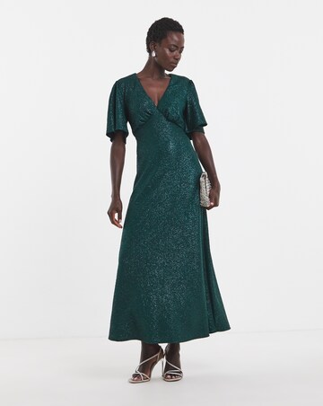 Twisted Wunder Ziggy Galaxy Foil Maxi Dress