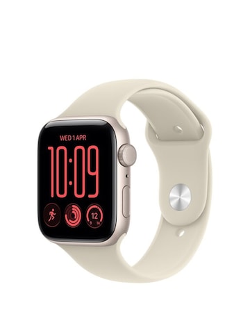 Apple Watch SE 3 GPS 40mm - Starlight Aluminium/Sand Sport Band - M/L