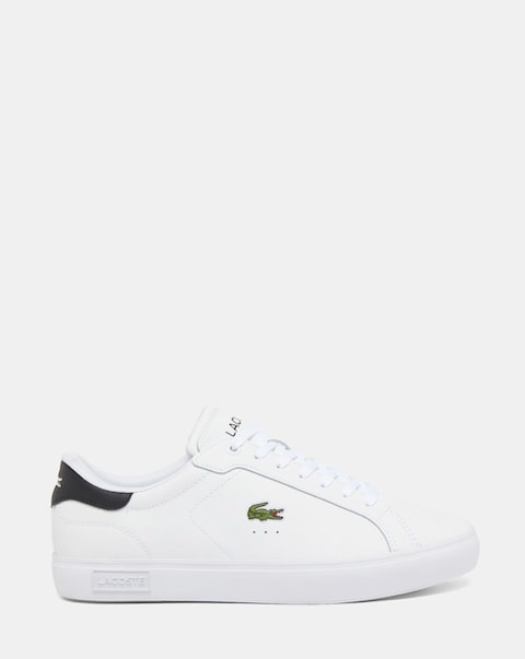 Lacoste Powercourt Trainers - White/Black
