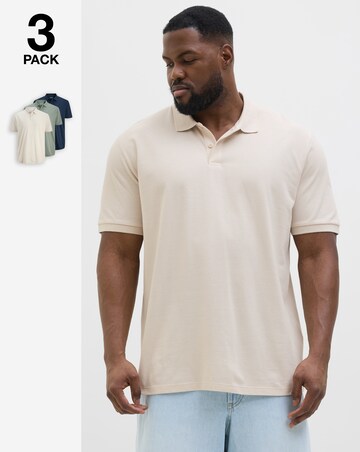 Jack & Jones Kane Polo 3 Pack - Multi