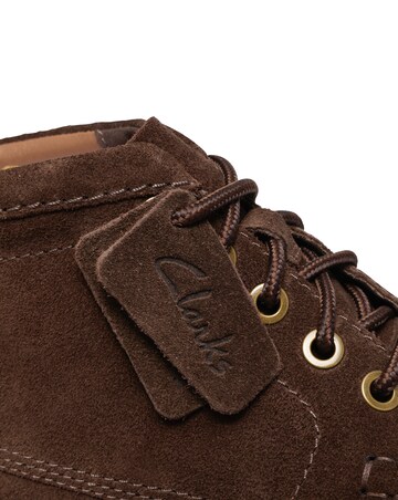 Clarks Cleyhill Hi Suede Boot - Brown