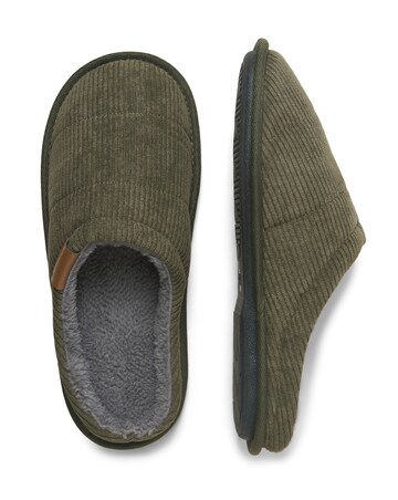 Jack & Jones Cordie Mule Slipper - Olive