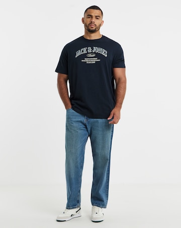 Jack & Jones Chris Relaxed Fit Jeans - Blue Denim