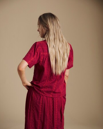 Julipa Embroidered Cotton Blouse