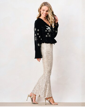 Hope & Ivy The Glacia Embellished Top