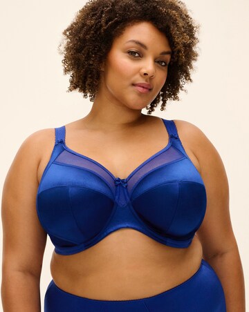 Goddess Keira Full Cup Wired Bra Blue