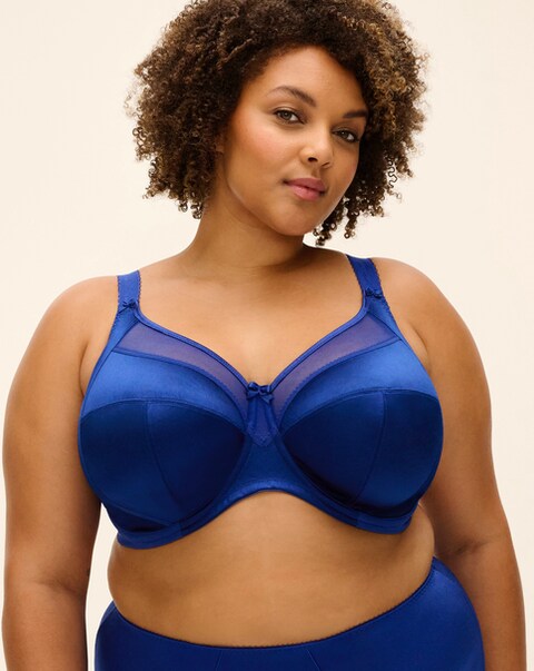 New In - Goddess Keira Full Cup Wired Bra Black