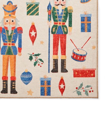 Christmas Nutcrackers Washable Large Doormat
