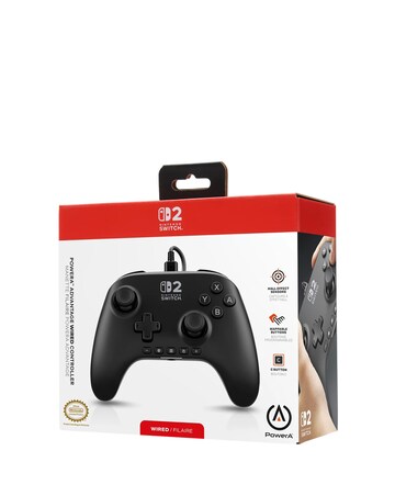 PowerA Advantage Wired Controller for Nintendo Switch 2 - Black
