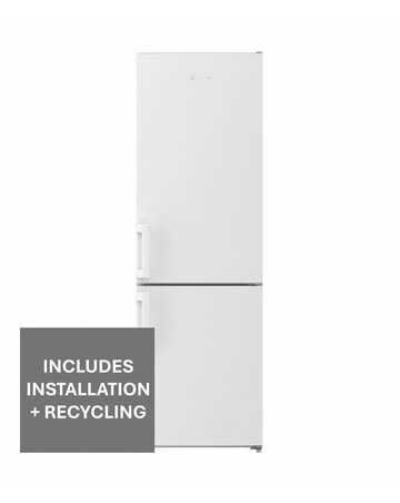 Indesit IKNS 1261 W4UK 60/40 Fridge Freezer - White + Install