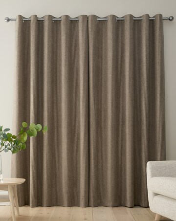 Bianca Chenille Stripe Curtains