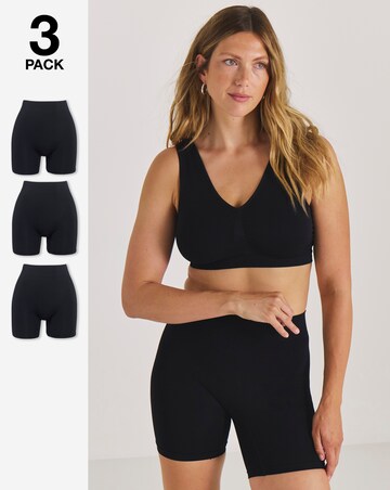 Pretty Secrets (3 Pack Comfort) Short Knickers
