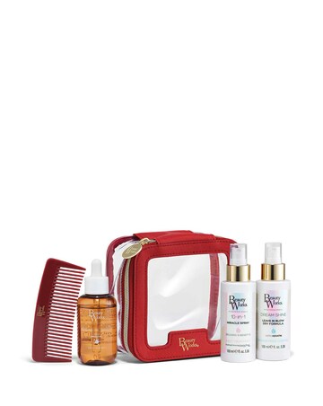 Beauty Works The Festive Glow Haircare Gift Set with Luxury Faux Leather Bag