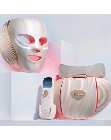 CryoGlow Clinic 360 Contrast LED Face & Neck Mask FW575UKGD1 Champagne