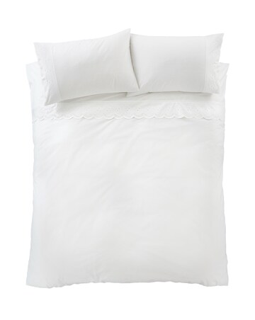 Bianca Fine Linens Elise Lace Duvet Cover Set