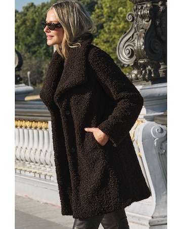 Sosandar Super Cosy Borg with Funnel Neck