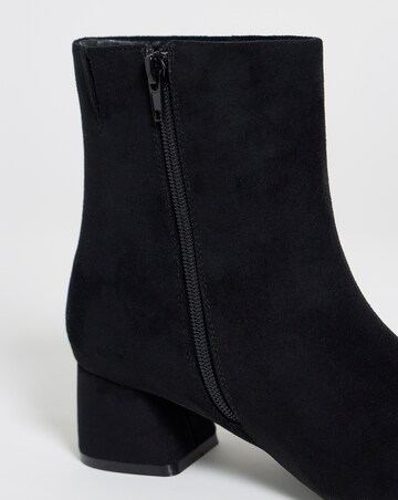 Carmella Block Heel Ankle Boots - Extra Wide Fit (EEE)