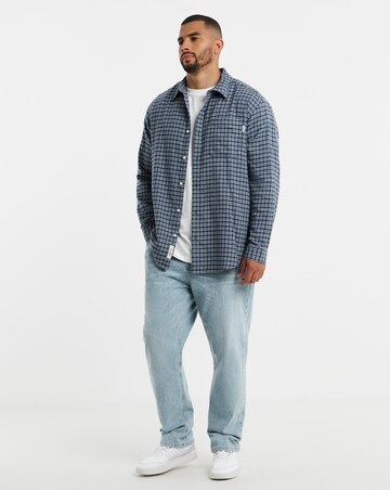 Jack & Jones Frederiksberg Flannel Long Sleeve Shirt - Blue