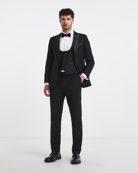 Premium Textured Tuxedo Trouser