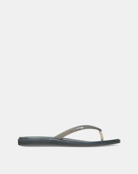 Crocs Carbon Miami Jelly Round Toe Flip - Standard Fit
