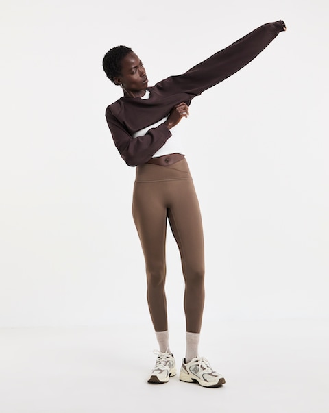 adidas 3 Stripe Studio Cross Over Legging