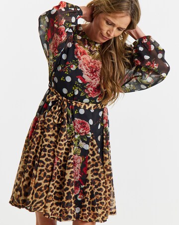 Georgette Godet Dress
