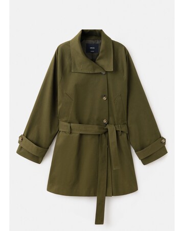 Mango Midi Trench Coat With Belt