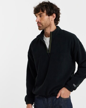 Levi's Redwood 1/2 Zip Fleece - Black
