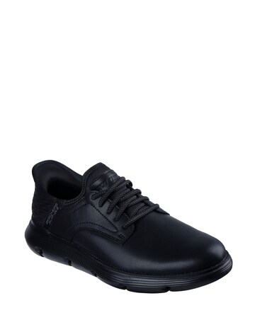 Skechers Slip-Ins Garza Gervin Shoe Wide Fit - Black