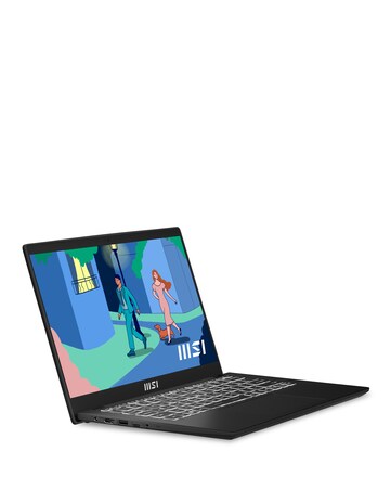 MSI Modern 14in Laptop - AMD Ryzen5 8GB 512GB - Black