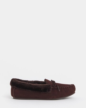 Fiora Classic Moccasin Slippers - Wide Fit (E)