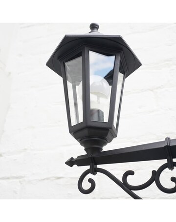 ValueLights Mayfair 2.2m IP44 Wired Outdoor Lamp Post Lights - Bulbs Included