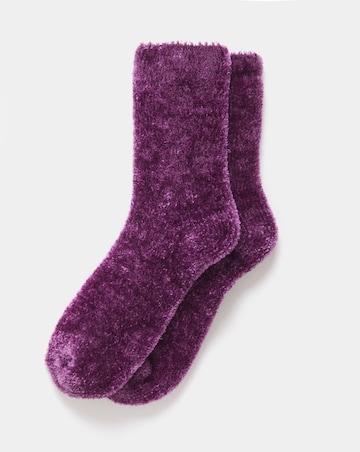 Pretty Secrets (1 Pair Pack) Chenille Cosy Bed Socks