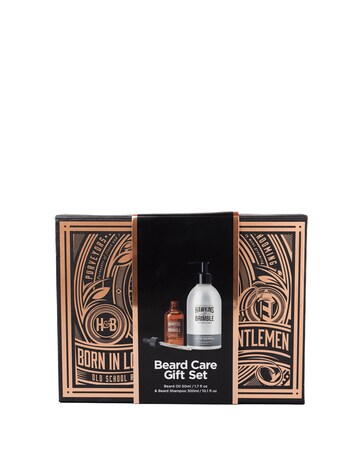 Hawkins & Brimble Beard Gift Set Box (Beard Shampoo, Beard Oil)