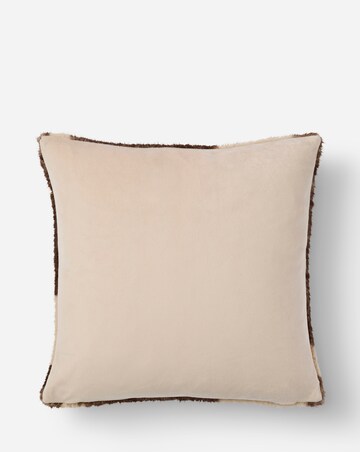 Cow Printed Faux Fur Cushion
