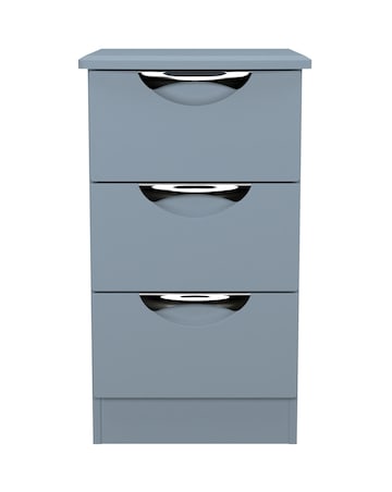Haydn Ready Assembled 3 Drawer Bedside - Kids