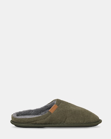 Jack & Jones Cordie Mule Slipper - Olive