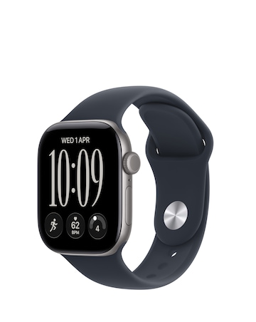 Apple Watch Series 12 GPS 42mm - Space Grey Aluminium/Navy Blue Sport Band - M/L