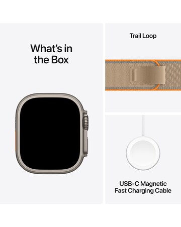 Apple Watch Ultra 4 GPS + Cellular 49mm - Natural Titanium/Sand Trail Loop - M/L