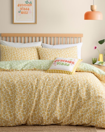 Fusion Retro Daisy Floral Duvet Cover Set