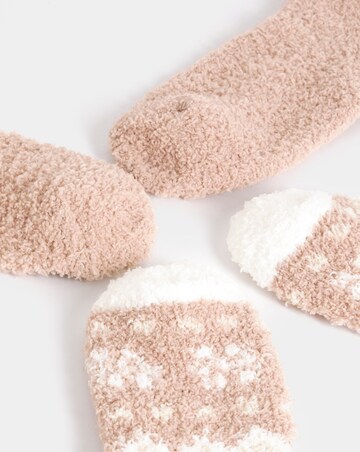 Pretty Secrets (2 Pair Pack) Fairisle Cosy Socks