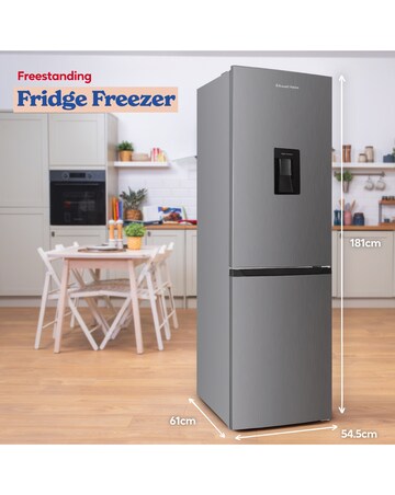 RUSSELL HOBBS FRIDGE FREEZER W/ WD INST