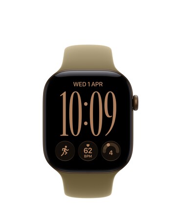 Apple Watch Series 12 GPS 46mm - Dark Bronze Aluminium/Olive Sport Band - M/L
