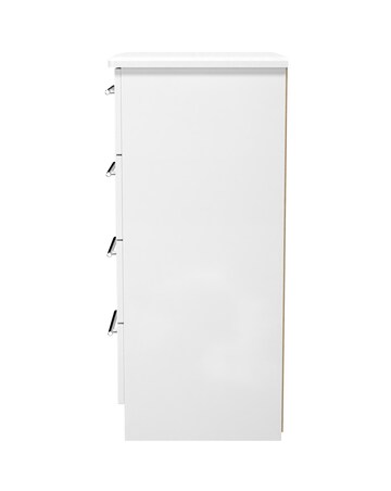 Osprey Ready Assembled 4 Drawer Midi Chest - Kids