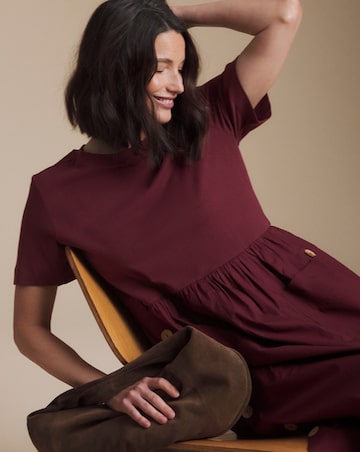 Julipa Button Detail Midi Dress