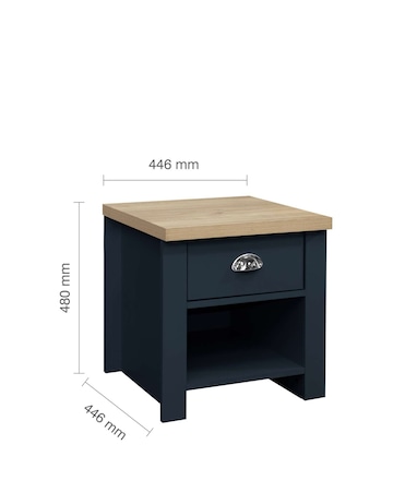 Highgate 1 Drawer Lamp Table