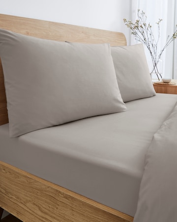 Pure Cotton 200TC 30cm Deep Fitted Sheet